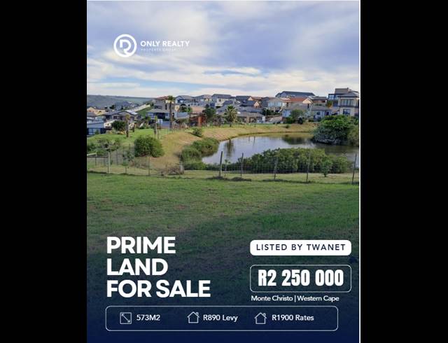 600M² VACANT LAND FOR SALE IN MONTE CHRISTO